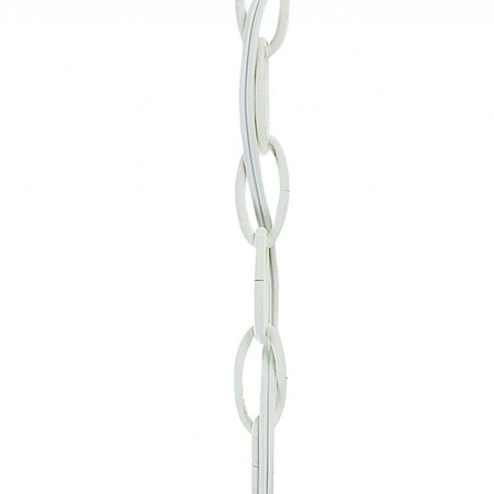 Homeroots 17.5 x 6.25 x 6.25 in. Chateau 1-Light Textured White Hanging Light 398000